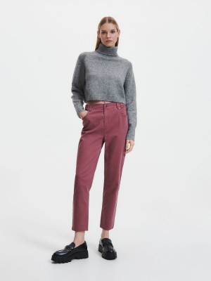 Reserved Baggy trousers Nachový | 06275TGCZ