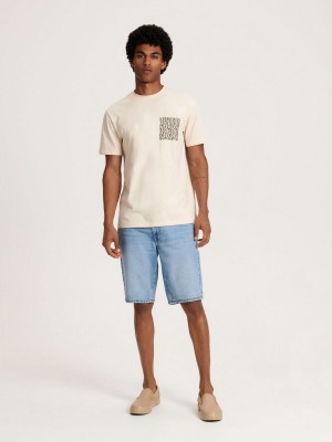 Reserved Denim regular shorts Modre | 51896VYCZ