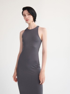 Reserved Fitted maxi dress Siva | 20795KJZB