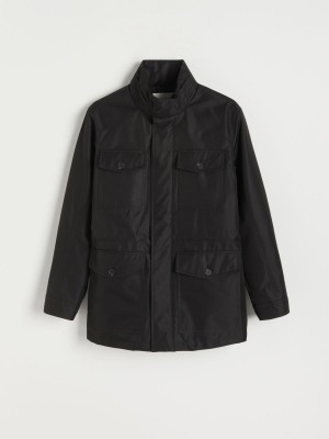 Reserved Recycled polyester jacket Čierne | 45720CVWO