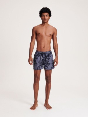 Reserved Swim shorts Čierne | 30194OFIR