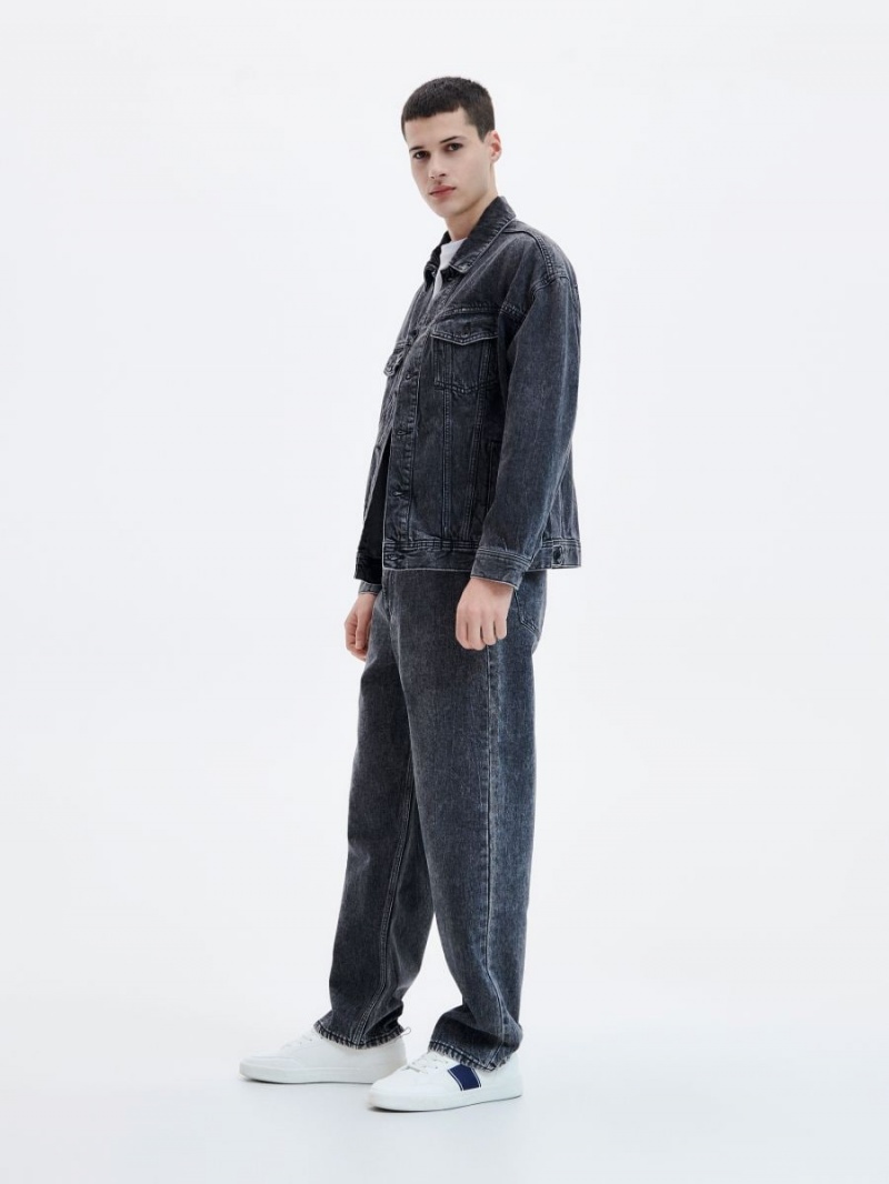 Reserved Baggy jeans with wash effect Siva | 79025XAKH
