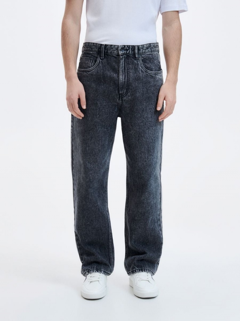 Reserved Baggy jeans with wash effect Siva | 79025XAKH