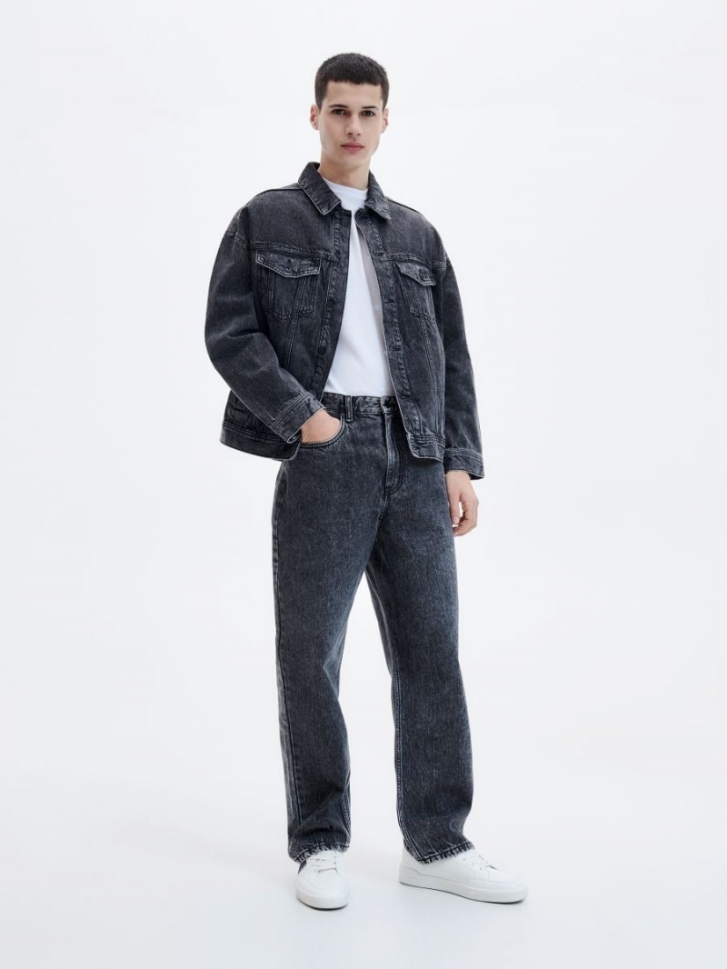 Reserved Baggy jeans with wash effect Siva | 79025XAKH