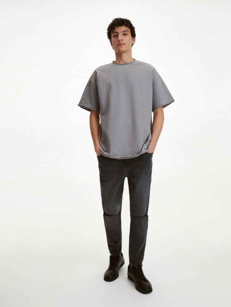 Reserved Bavlnene T-shirt Svetlo Siva | 76920ETDU