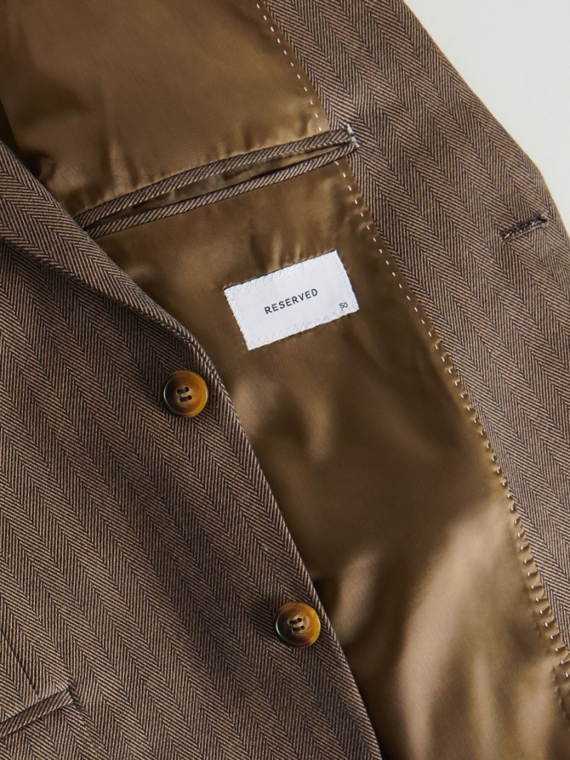 Reserved Blazer in herringbone Viacfarebný | 28467GSKA