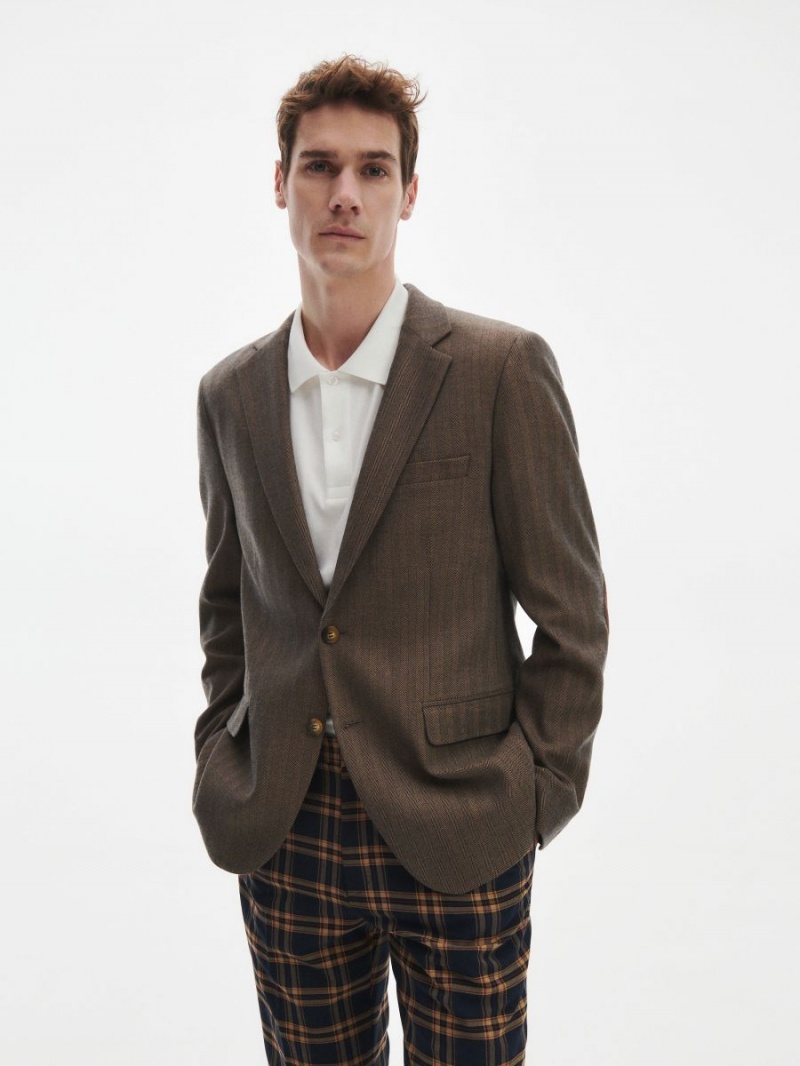 Reserved Blazer in herringbone Viacfarebný | 28467GSKA