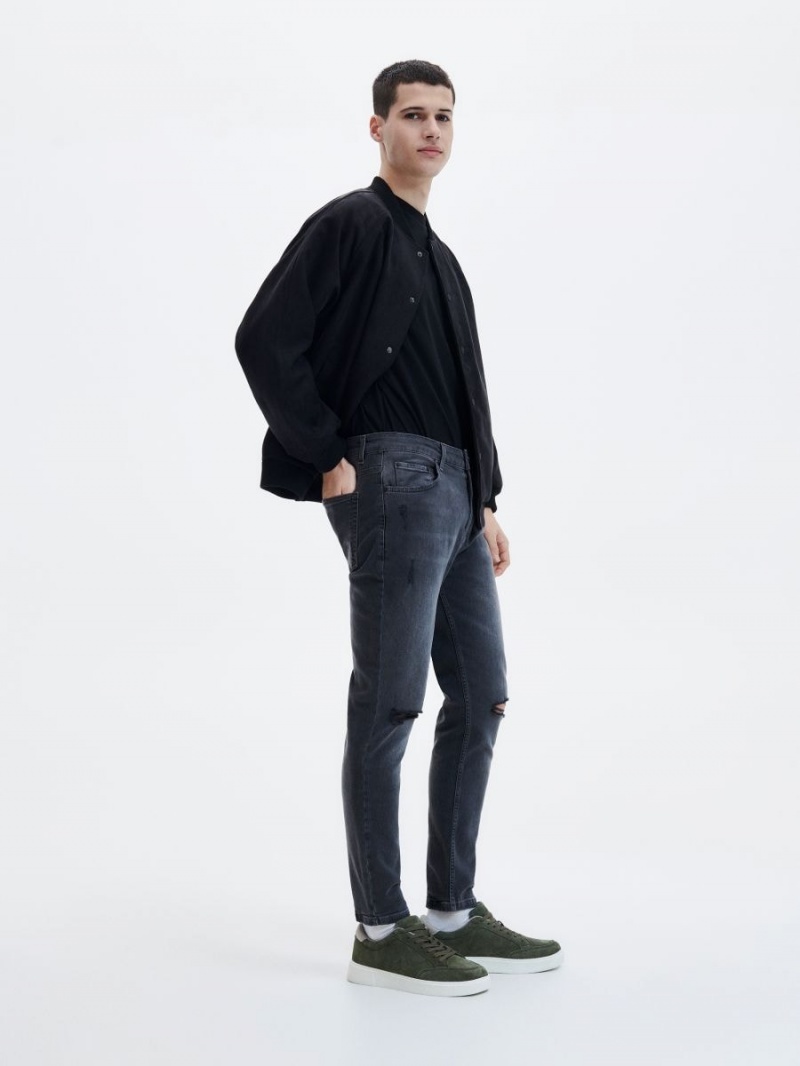 Reserved Carrot slim jeans Siva | 01847HGXS