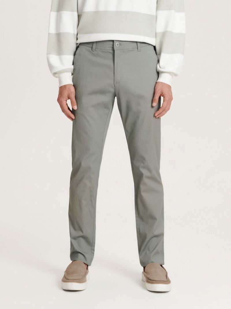 Reserved Chino slim fit trousers Zelene | 57180YPWX