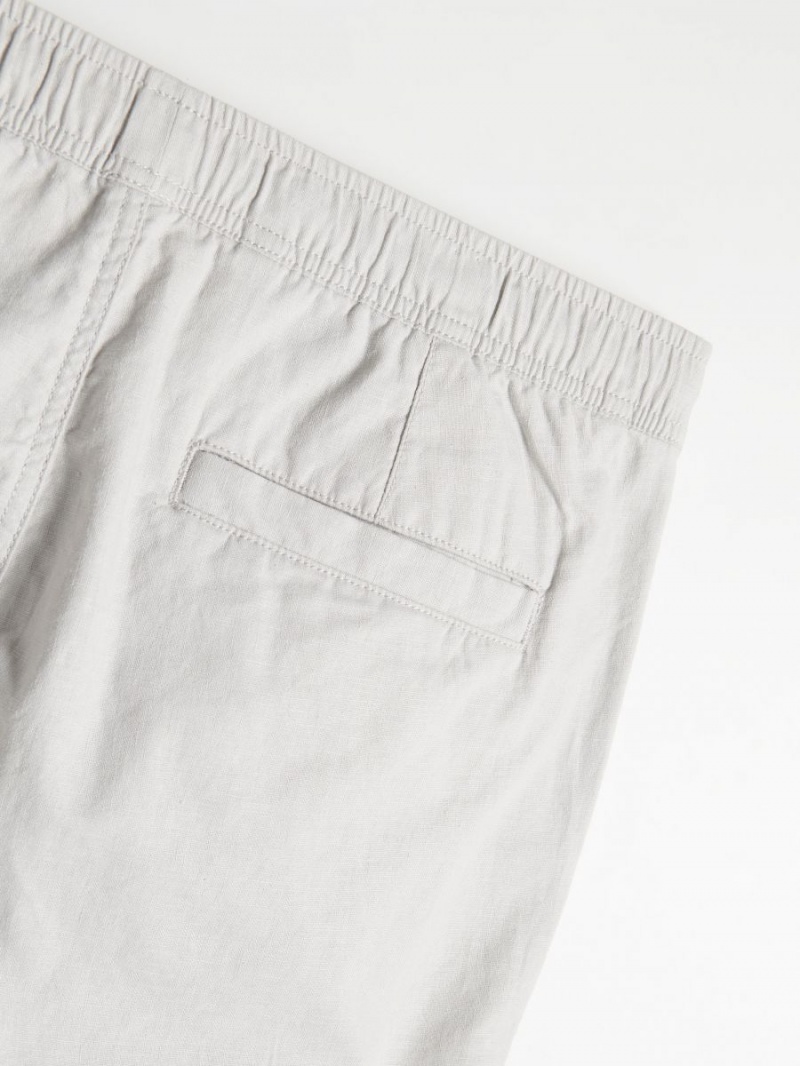Reserved Chino trousers with linen blend Svetlo Siva | 31578CXRL