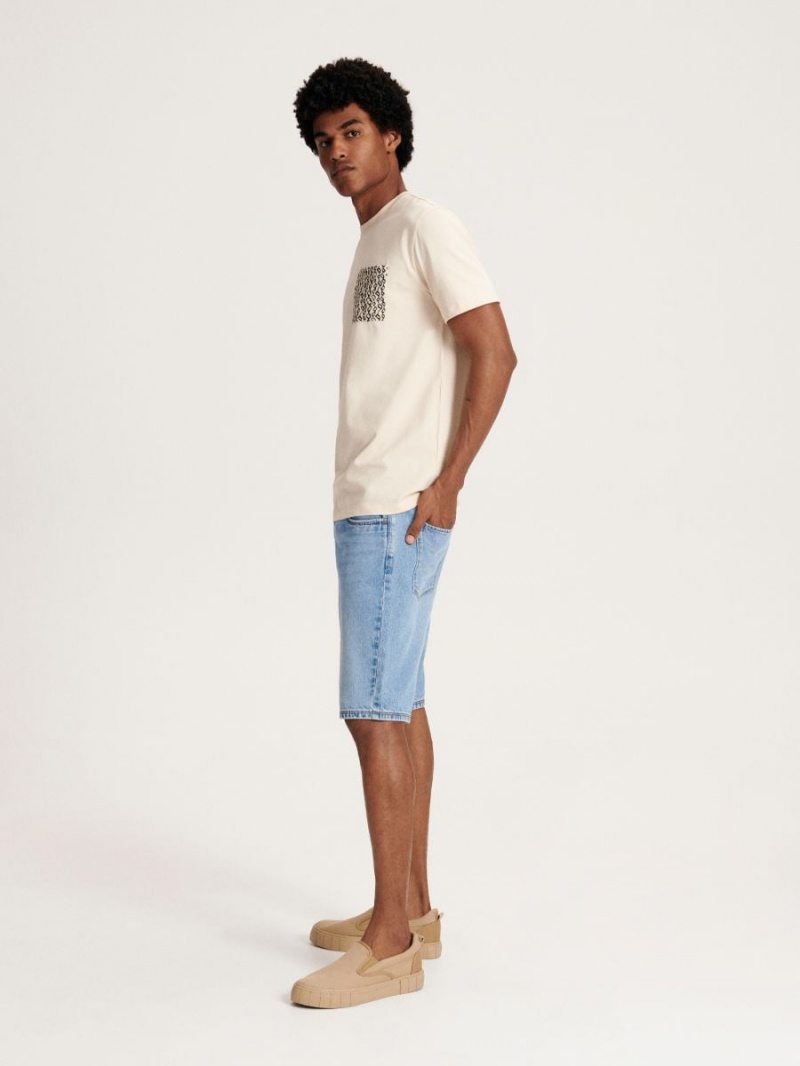 Reserved Denim regular shorts Modre | 51896VYCZ