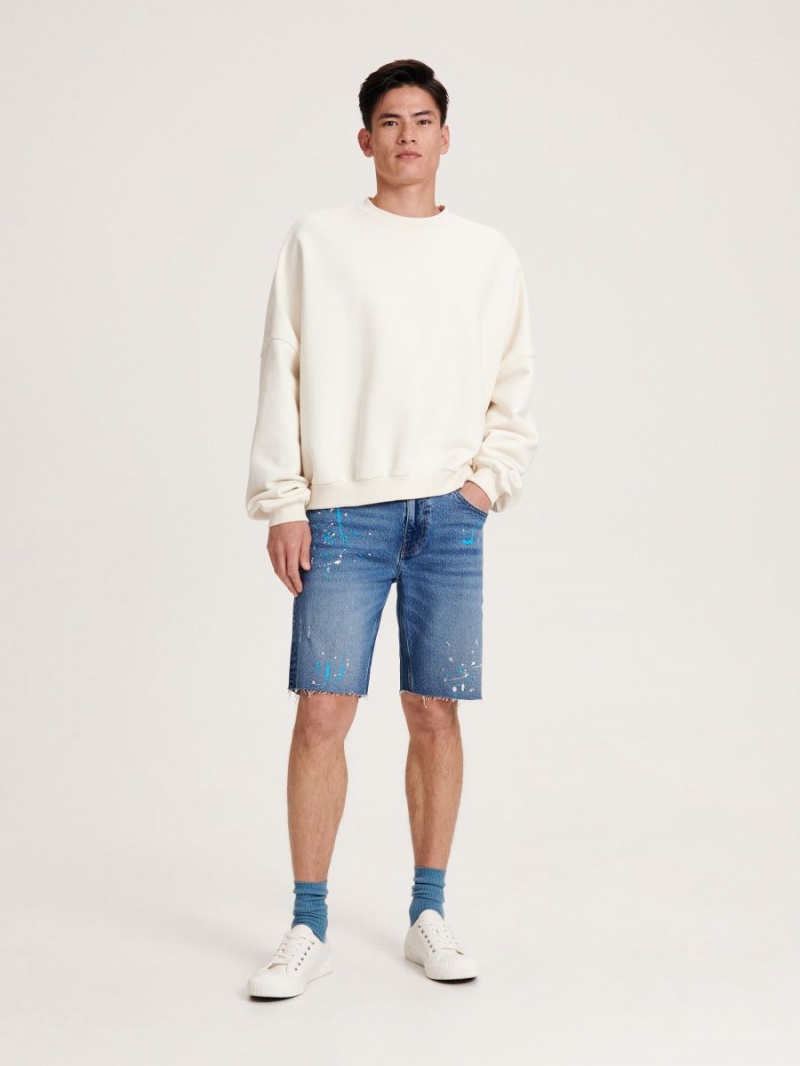 Reserved Denim shorts Modre | 90731NCQZ