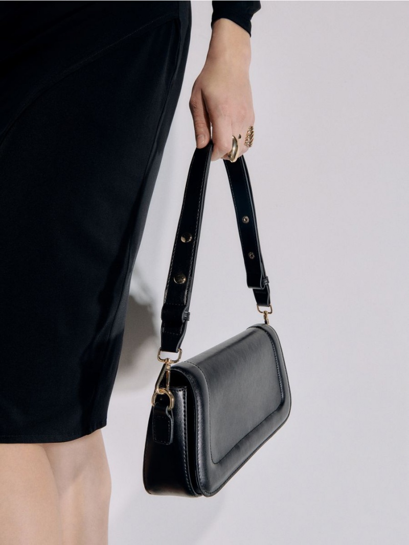 Reserved Faux leather bag Čierne | 17625RFTE