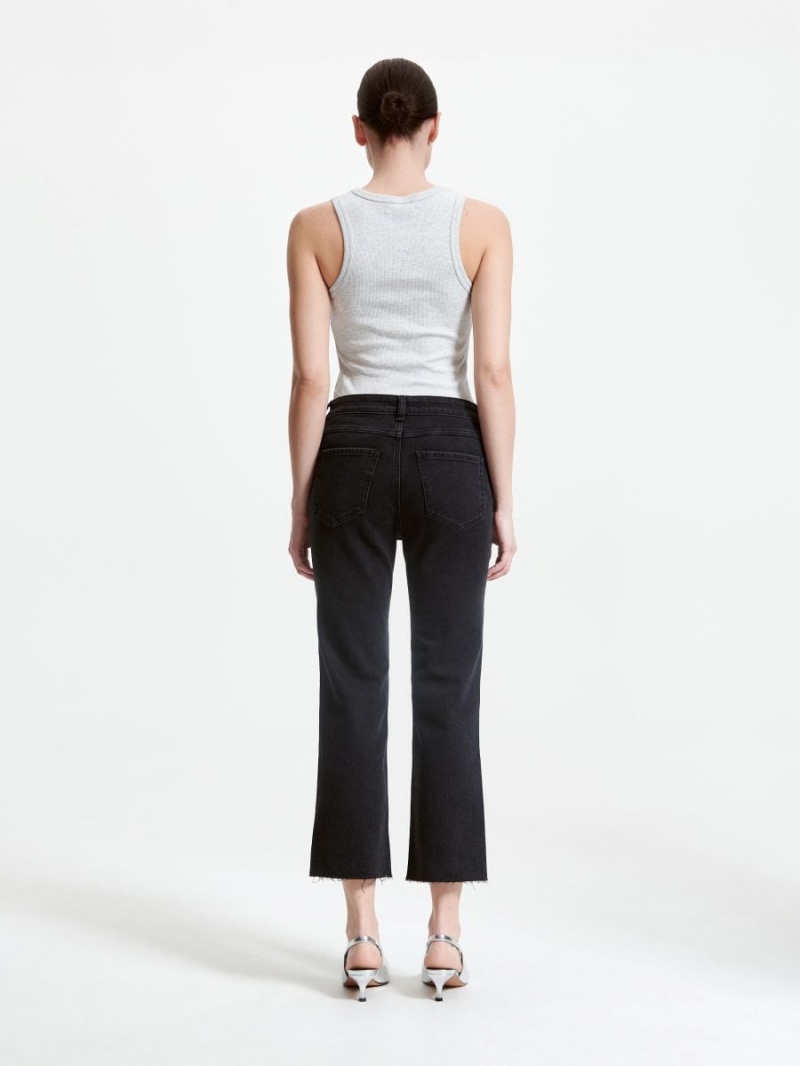 Reserved Flare jeans Čierne | 78603CDSM