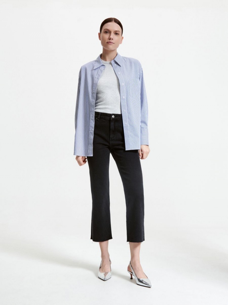 Reserved Flare jeans Čierne | 78603CDSM