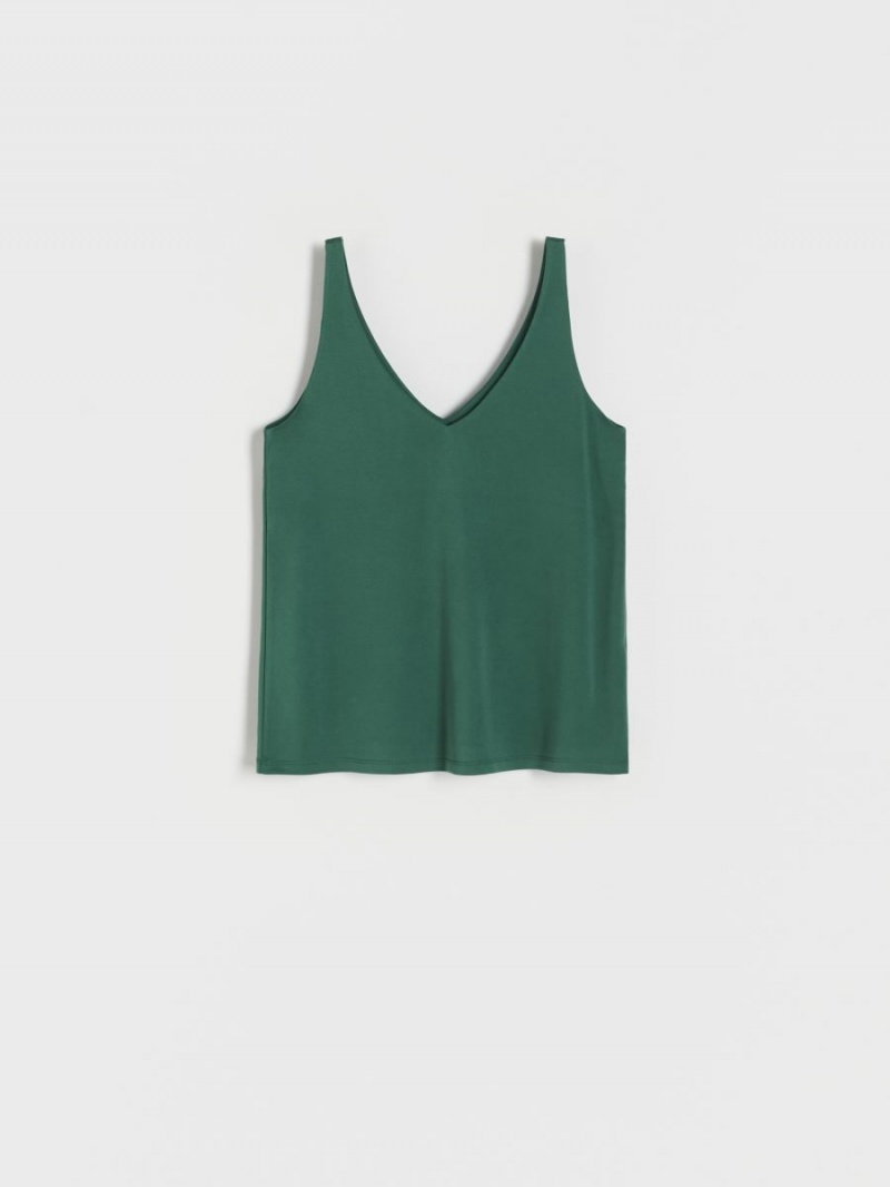 Reserved LADIES` BLOUSE Zelene | 51067SVPM