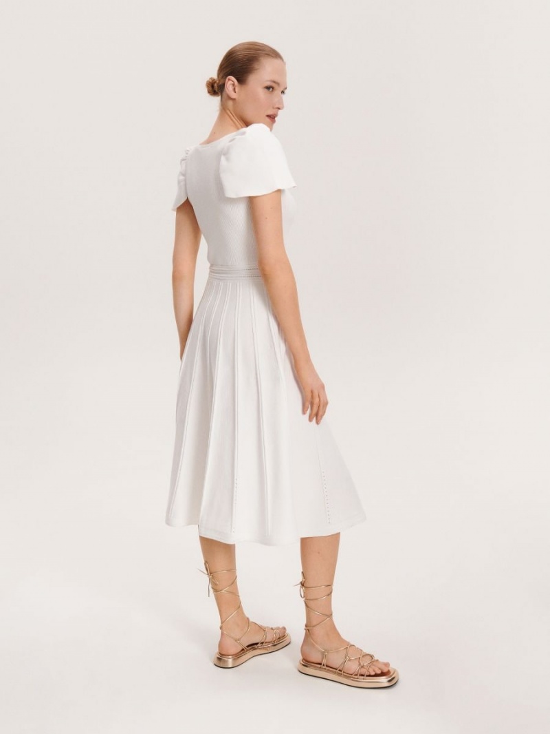 Reserved LADIES` DRESS Ivory | 69751FNIP