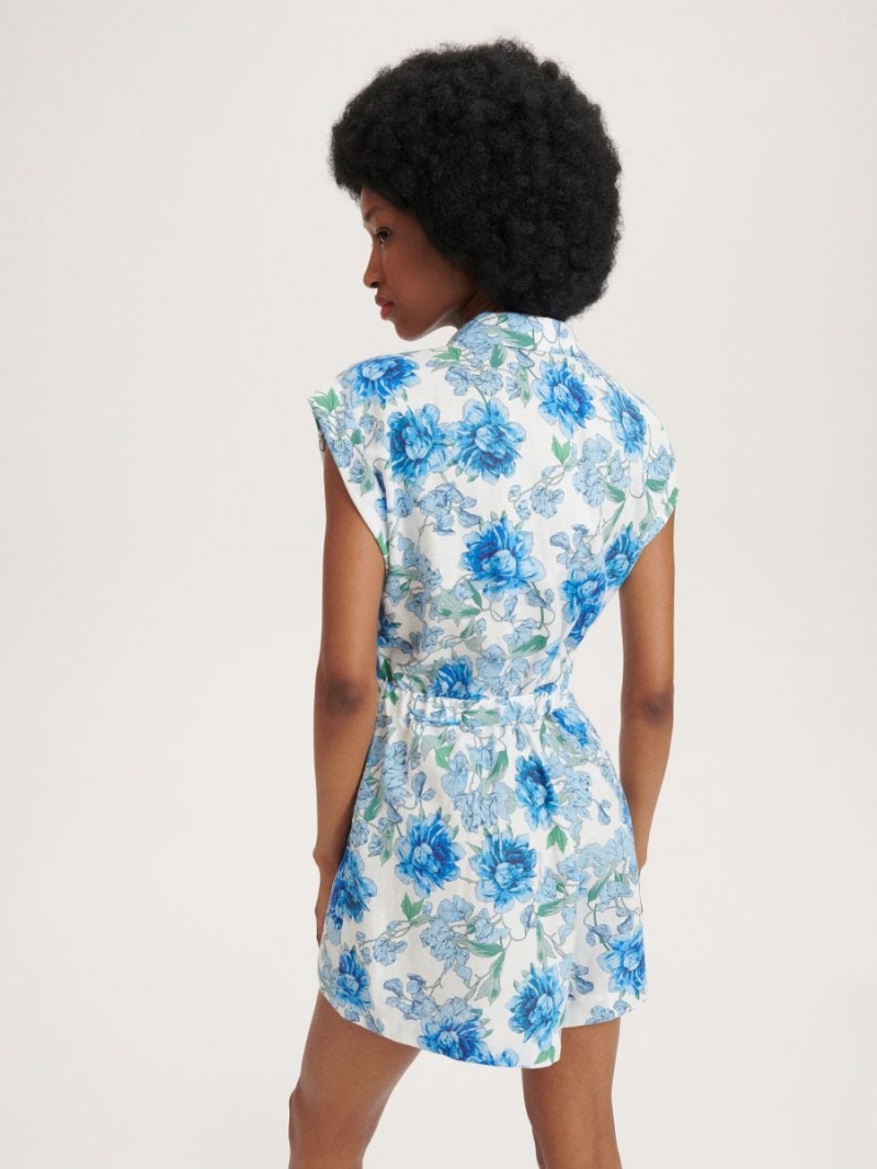 Reserved LADIES` JUMPSUIT Modre | 08346DKJF