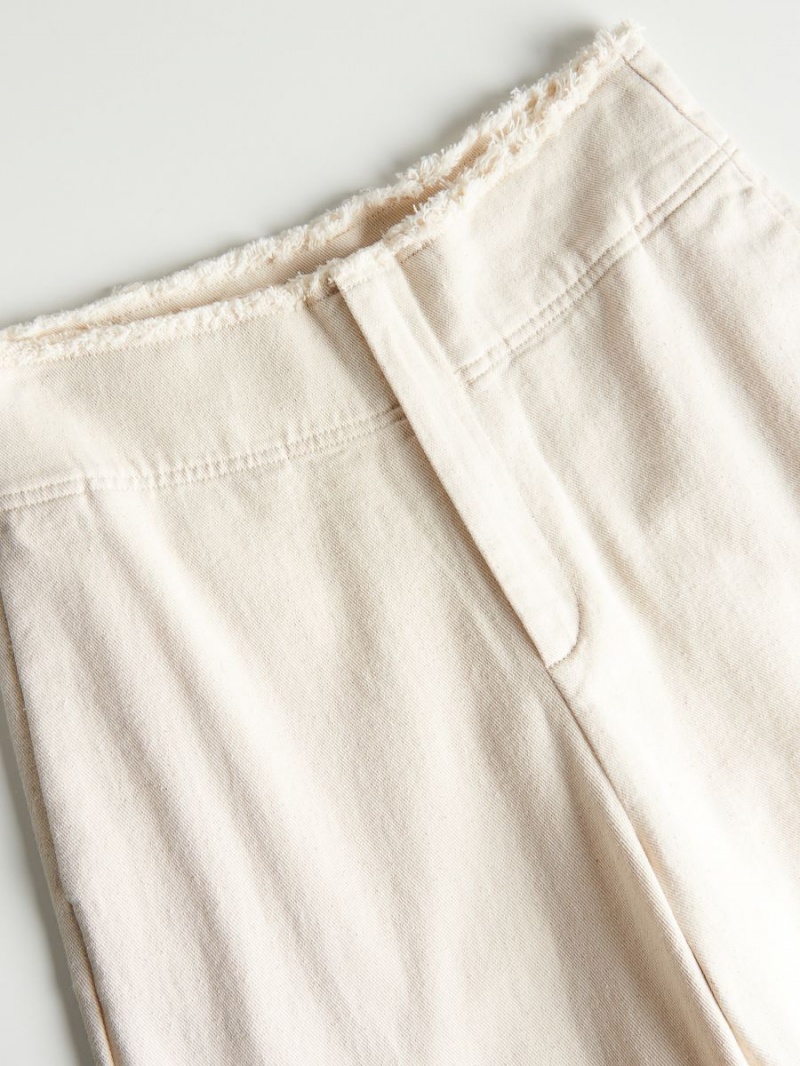 Reserved LADIES` TROUSERS Béžové | 84259DTHI