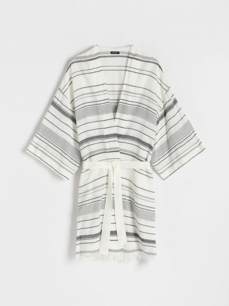 Reserved Ladies` poncho Kość Słoniowa | 79406CUIP