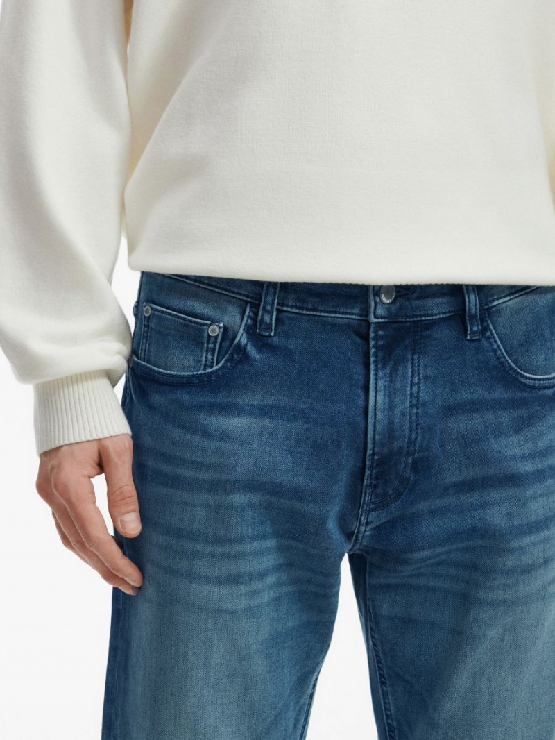 Reserved Men`s jeans trousers Niebieski | 39271JWTX