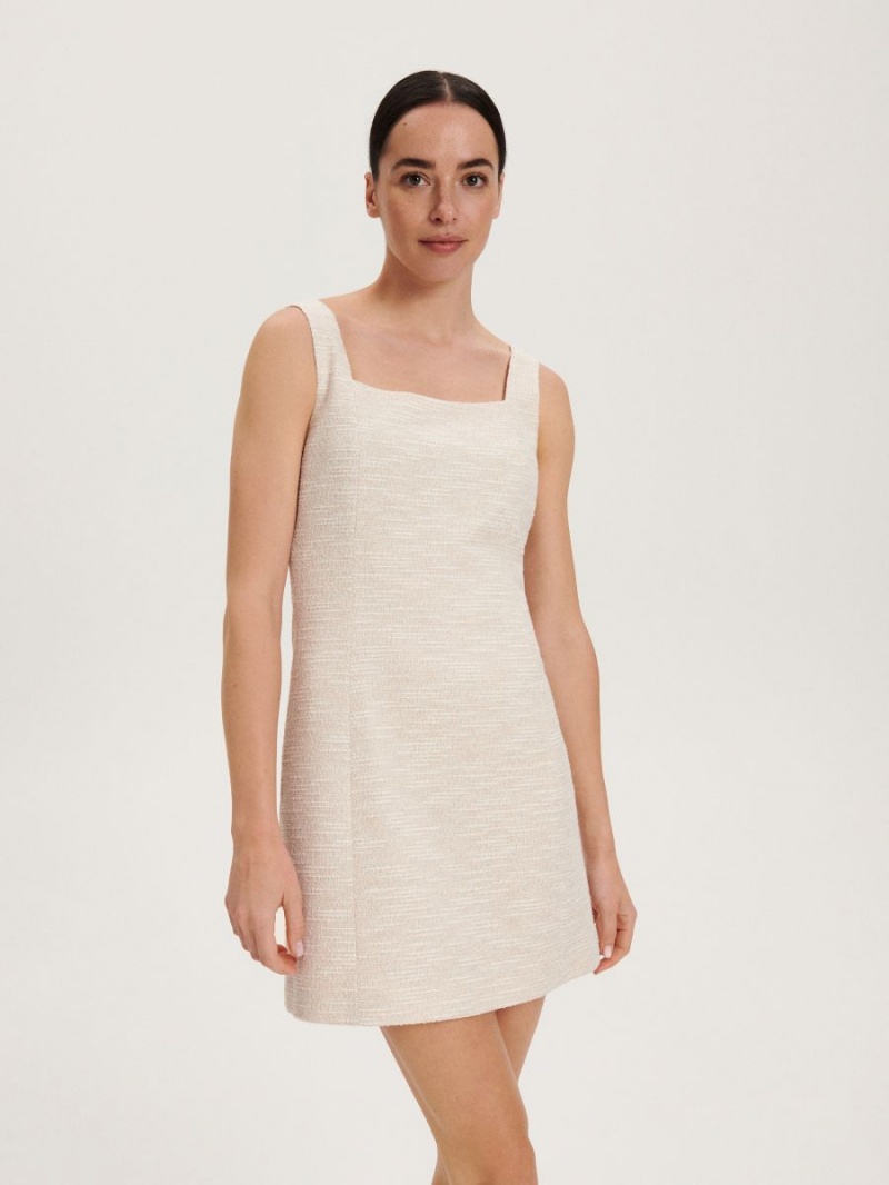 Reserved Mini dress Béžové | 46198SJYD