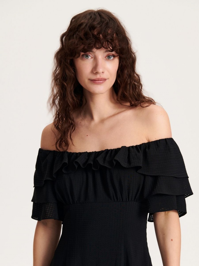 Reserved Mini dress Čierne | 07348WTMJ