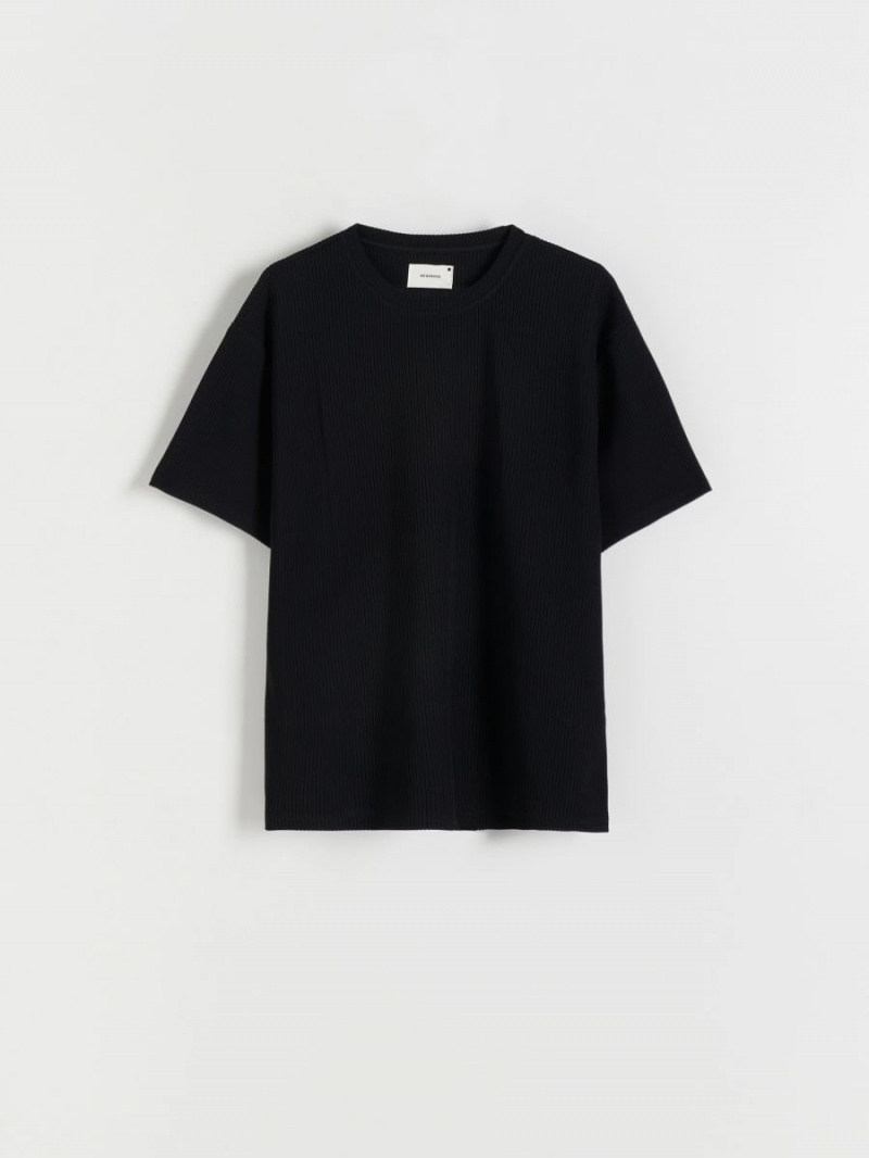 Reserved Oversized T-shirt Čierne | 63925FBYU
