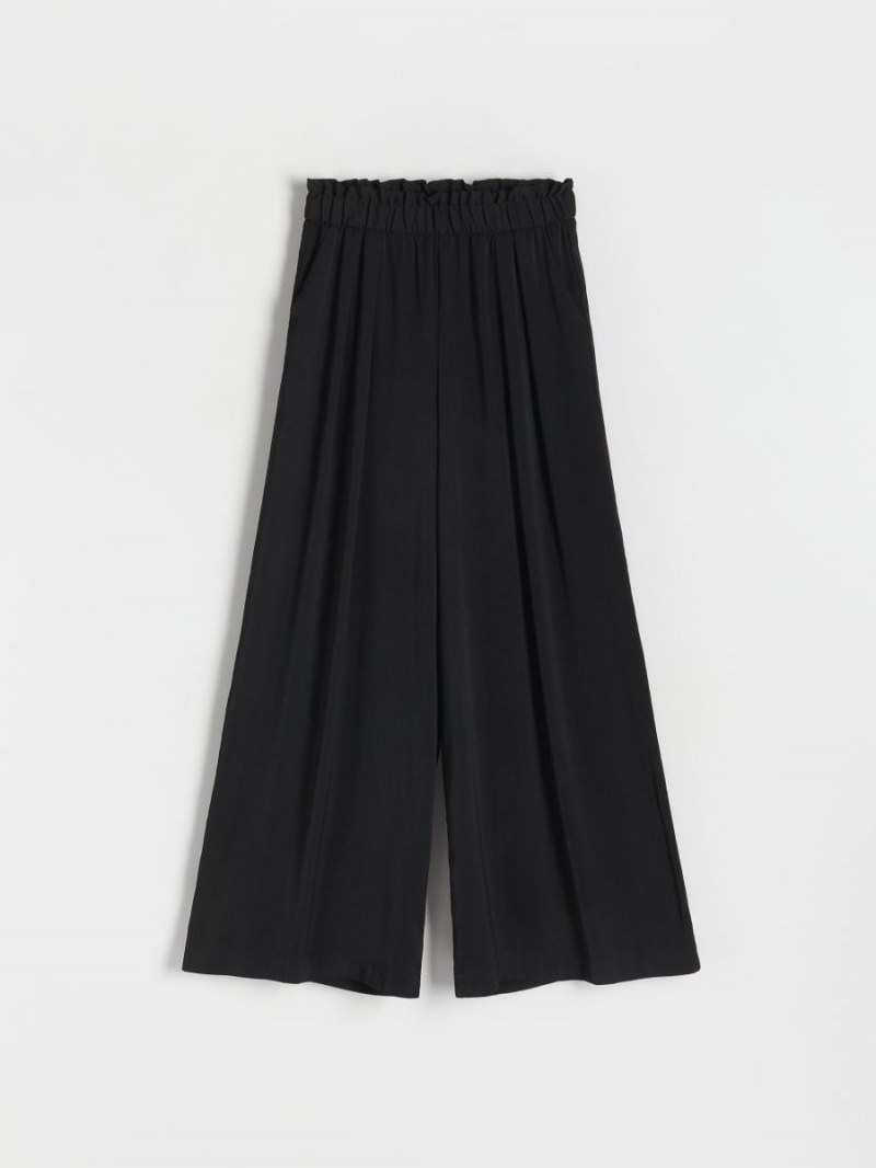 Reserved Palazzo trousers Čierne | 81953LFXU