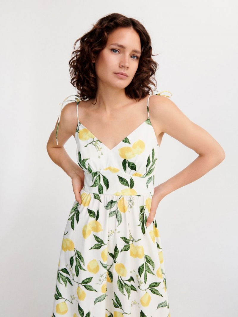 Reserved Patterned maxi dress Viacfarebný | 13920OFBZ
