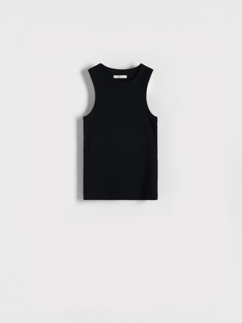 Reserved Pletené top Čierne | 16740DXUE