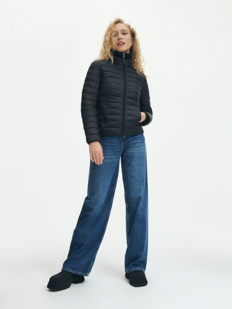 Reserved Prešívané jacket Čierne | 23574MRET