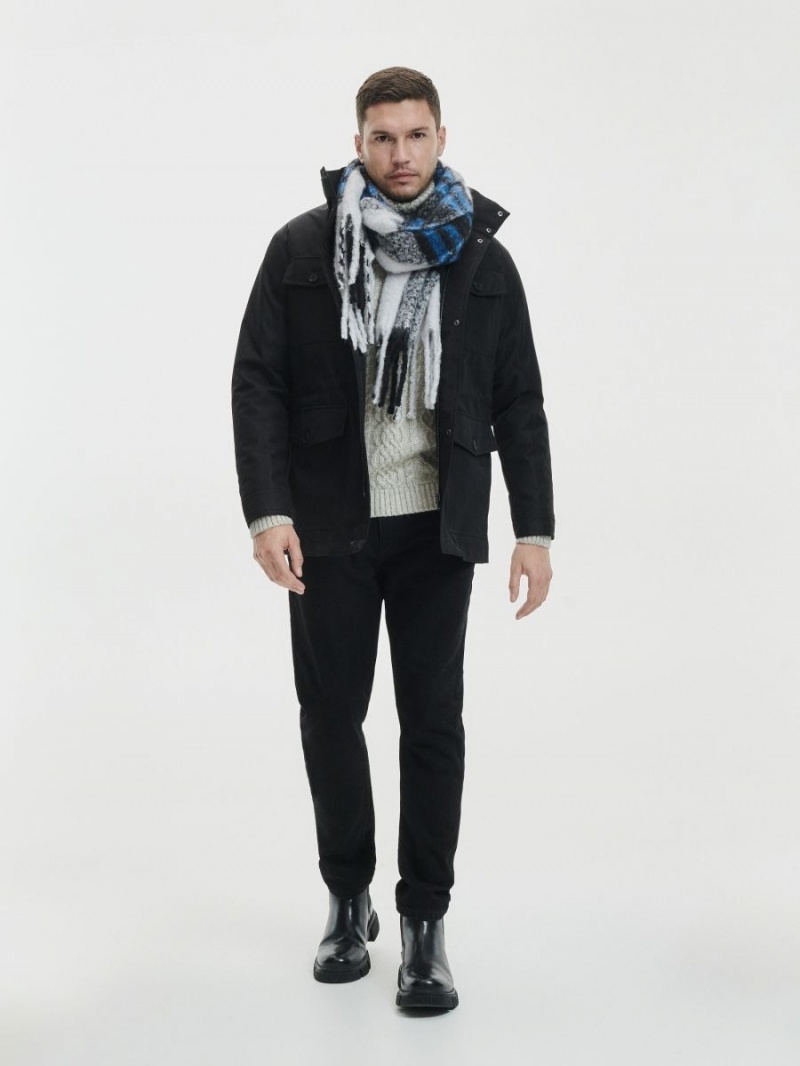 Reserved Recycled polyester jacket Čierne | 45720CVWO