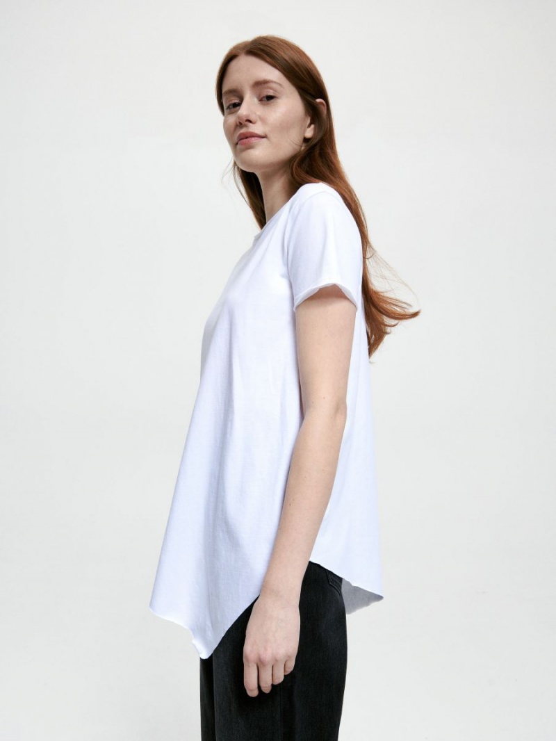 Reserved Regular fit T-shirt Biele | 92435ZEYQ