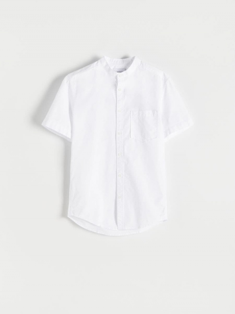 Reserved Regular fit shirt Biele | 20739WAZS