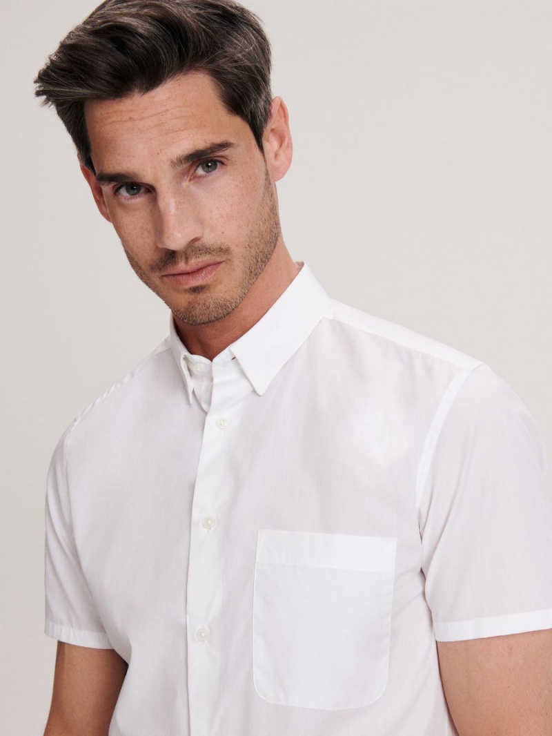 Reserved Regular fit shirt Biele | 89253TNSL