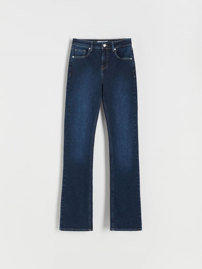 Reserved Rovno jeans Námornícka Modrá | 45396GXSV