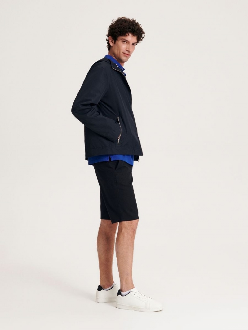 Reserved S Kapucňou jacket Čierne | 50148JUAT