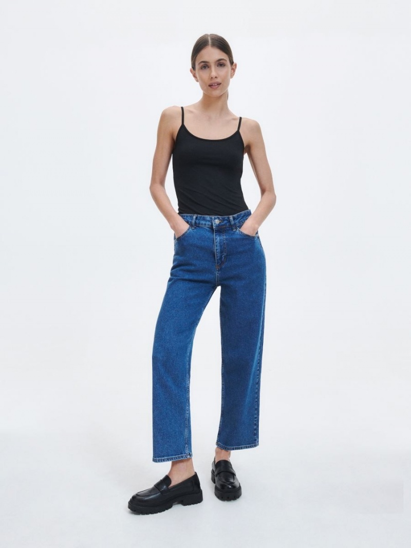 Reserved Slim fit top Čierne | 24735NSZK