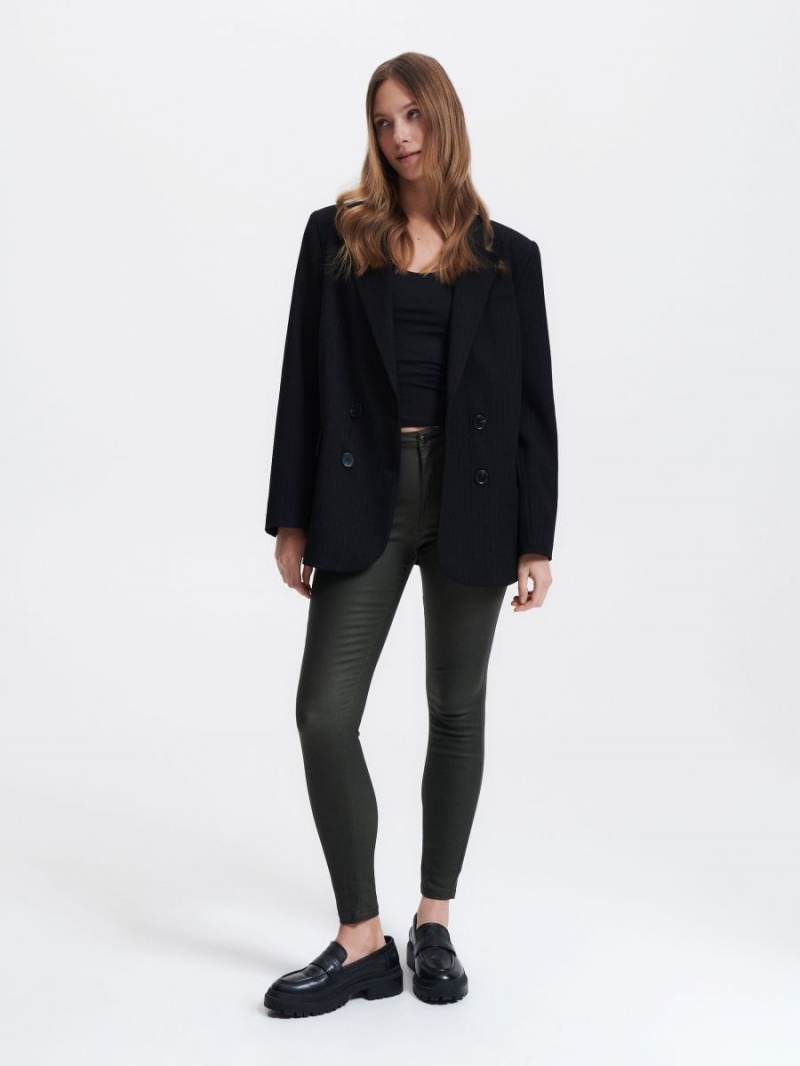 Reserved Slim fit trousers Hnedožltý | 37904REQA