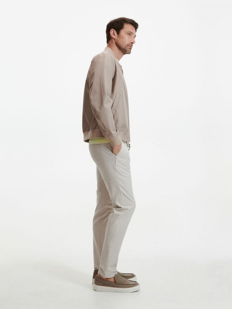Reserved Slim joggers Béžové | 43167FWHL