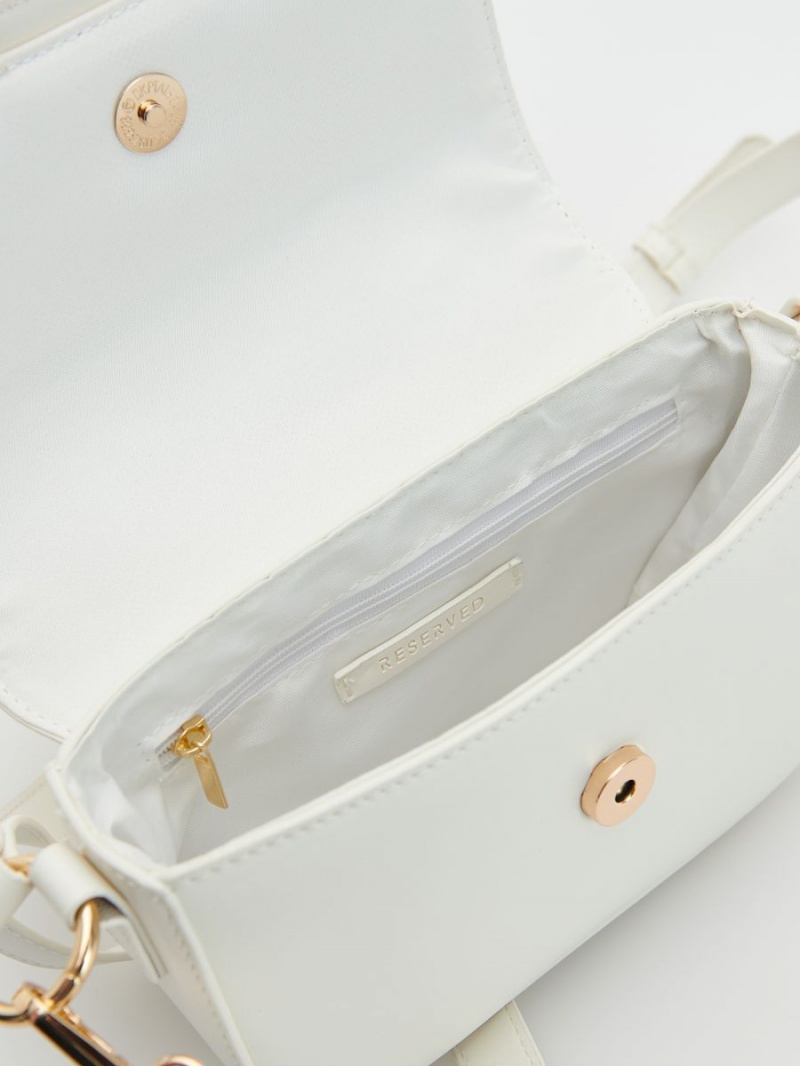 Reserved Small bag with decorative buckle Biele | 72048EWMS