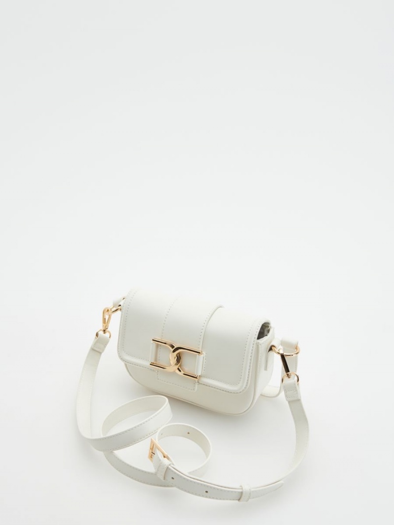 Reserved Small bag with decorative buckle Biele | 72048EWMS