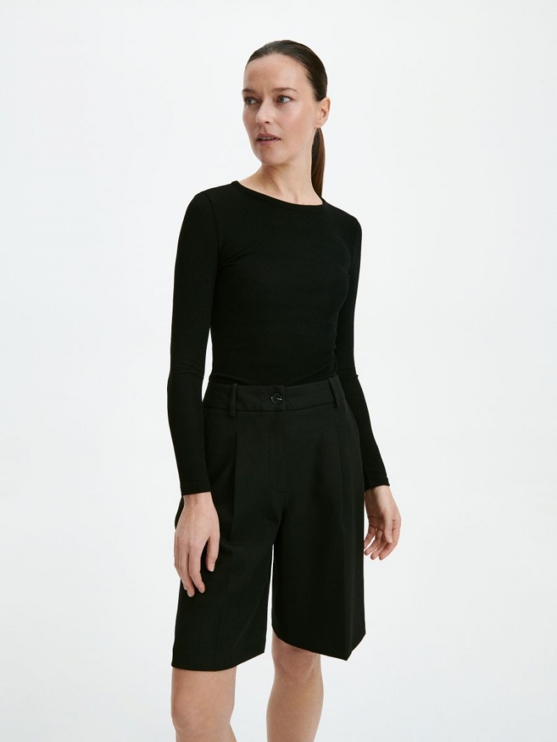 Reserved Suit shorts Čierne | 70932OZFA