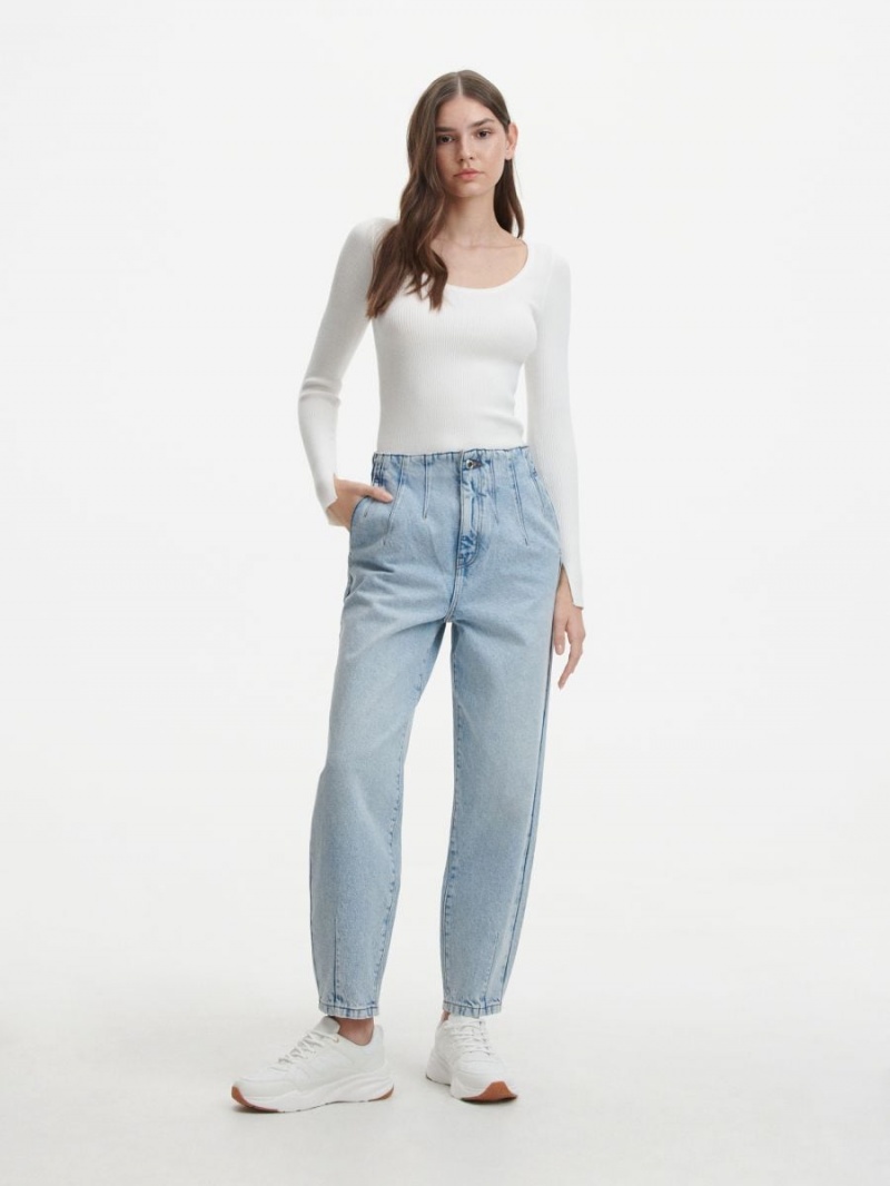 Reserved Viscose rich top Ivory | 75314EACD