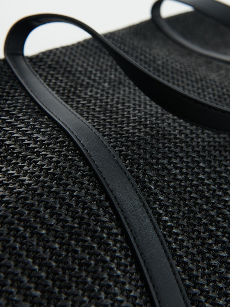 Reserved Woven bag Čierne | 05129MLON