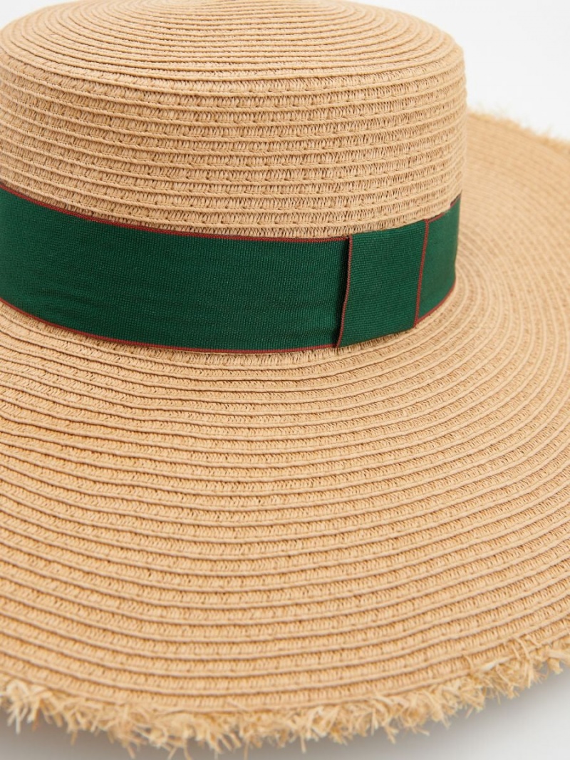 Reserved Woven hat Béžové | 23589IYAD